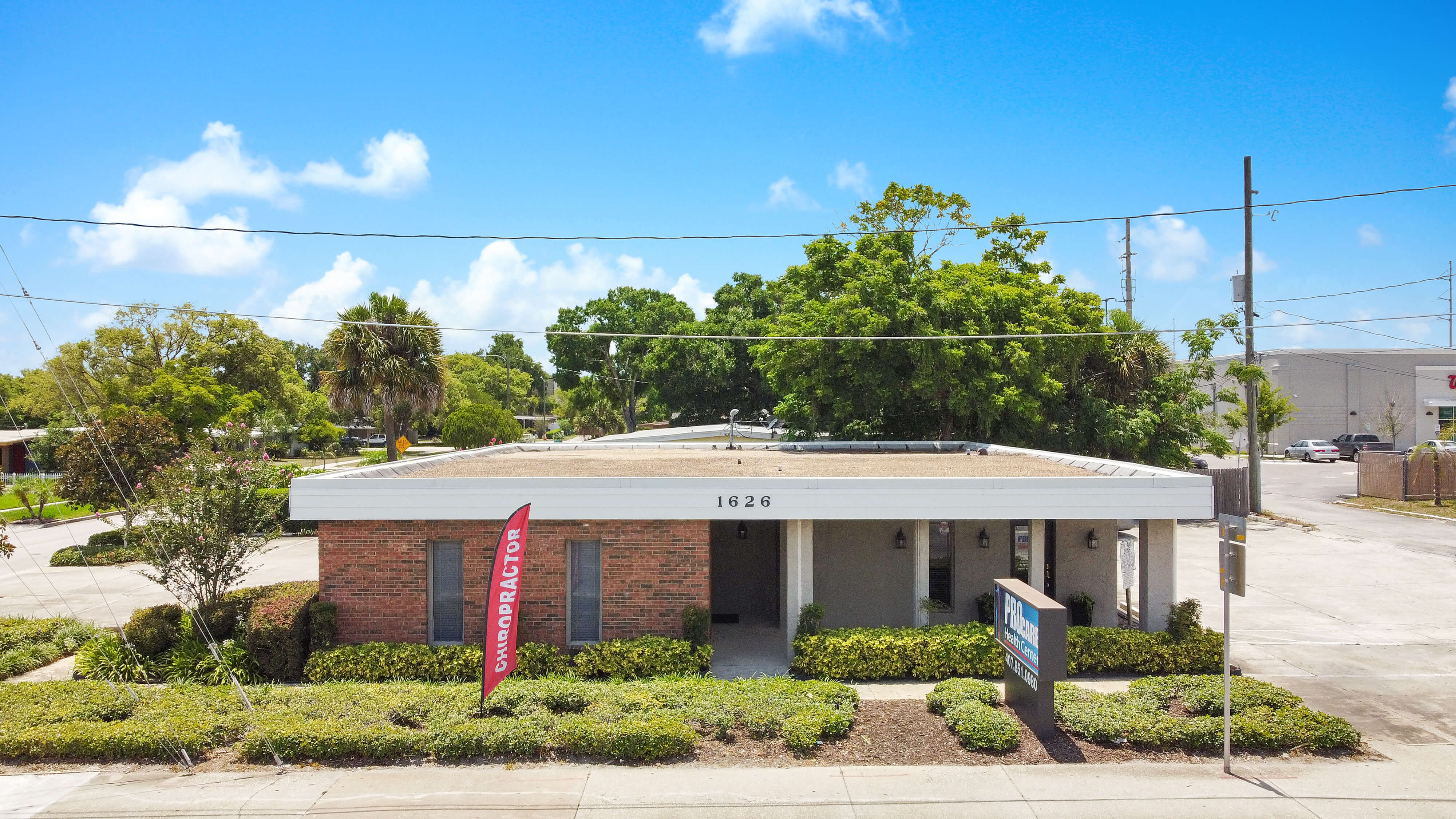ProCare Health Center building exterior in Orlando FL - chiropractic office