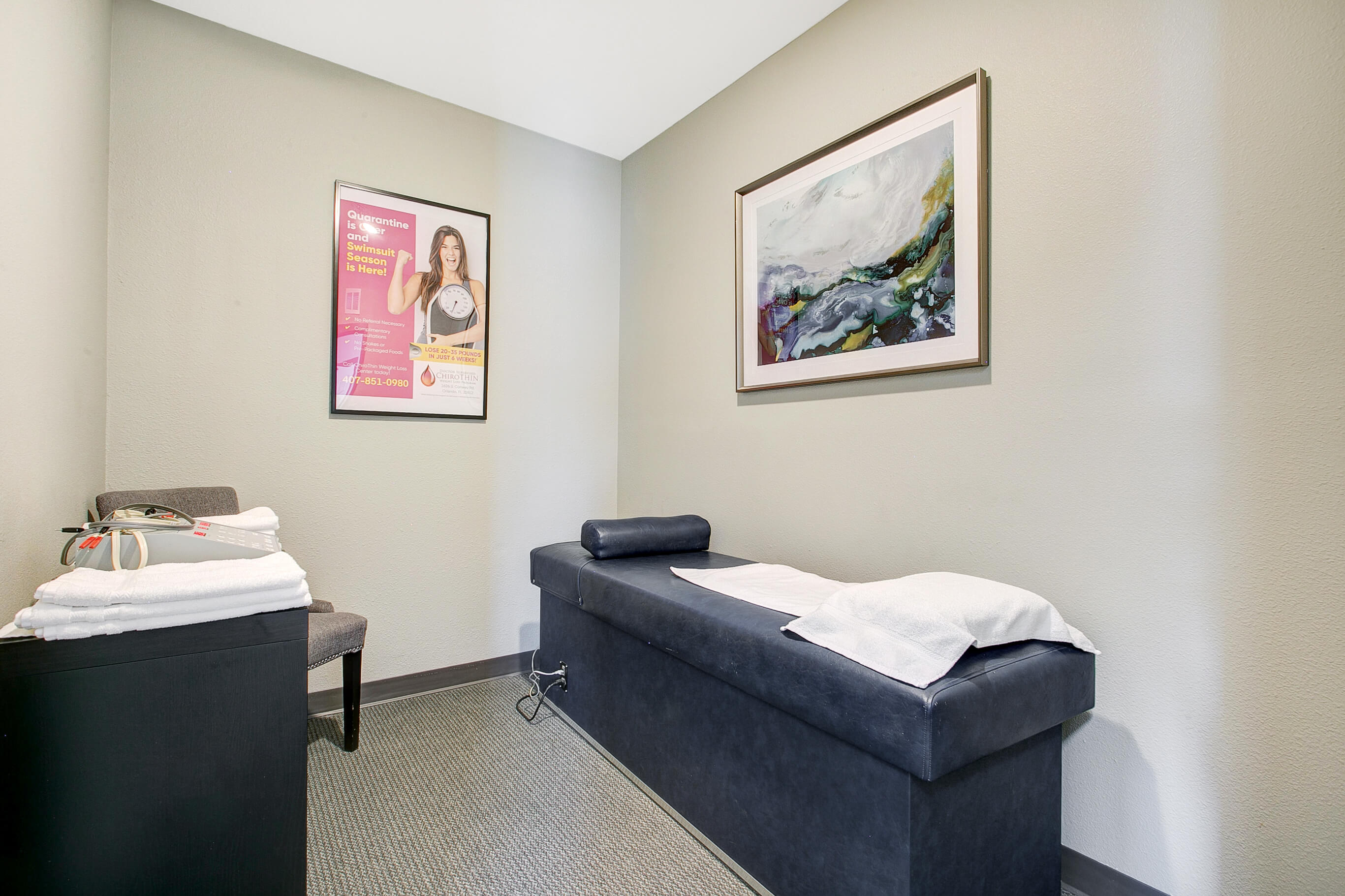 Instrument adjusting treatment room at ProCare Health Center